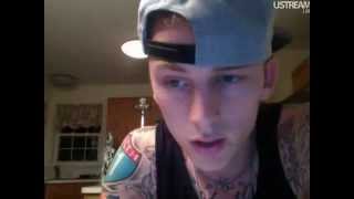 Machine Gun Kelly live on Ustream 31312 Part 1 [upl. by Oinotla]