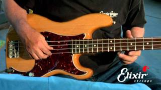 Setting Up Your Bass Guitar Intonation Adjustment Step 4 of 4  ELIXIR Strings [upl. by Nyltyak]