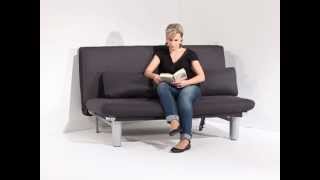 Schlafsofa Lilly  Funktionsvideo  by sofaonline24de [upl. by Anasor]