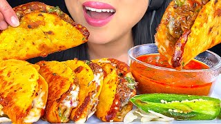 ASMR BIRRIA TACOS DIPPED in Consommé MUKBANG  DRINKING HORCHATA  Crunchy Eating Sounds  ASMR Phan [upl. by Spratt398]