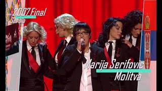 eurovision 2007 Serbia 🇷🇸 Marija Serifovic  Molitva 🏆 ᴴᴰ [upl. by Nielson]