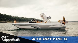 2022 ATX 22 TypeS Tow Boat Tour SkipperBuds [upl. by Devina]