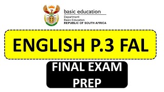 Copy of P3 ENGLISH FAL GRADE 12 FINAL EXAMS PREPARATION  SCOPE ENGLISH FAL P3 THUNDEREDUC [upl. by Mackay]