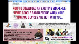 How to download a shapefile using Google Earth Engine GEE [upl. by Gamal924]