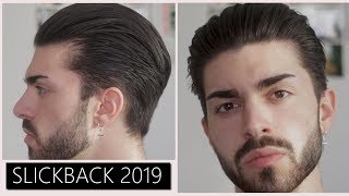 MENS SLICKBACK TUTORIAL [upl. by Crudden]