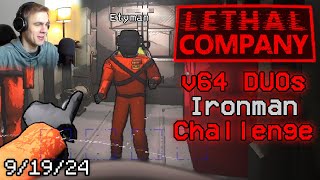 We COMPLETED the Ironman Challenge w Etyman  Lethal Company 91924 [upl. by Dabbs]