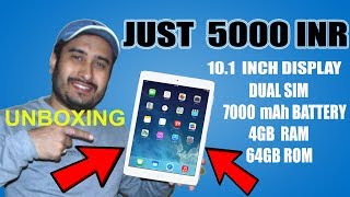 TABLET UNBOXING  101 INCH TABLET IN JUST 5000 INR  CHEAPEST DUAL SIM TABLETS WITH 4GB RAM [upl. by Georgeanne789]