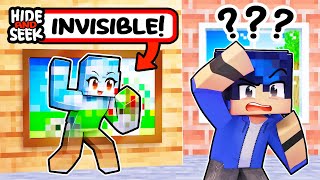 Using INVISIBLE Cheats In Minecraft Hide N Seek [upl. by Savvas]