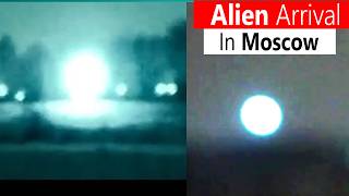 Historic Moment UFO Lands in Moscow Russia  Caught on Camera [upl. by Leban267]