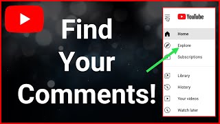 How To See All Comments Youve Ever Made On YouTube [upl. by Thecla]