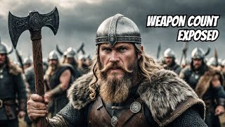 Revealed How Many Weapons Did Saxons and Vikings Really Carry ⚔️🛡️ [upl. by Nerhe244]