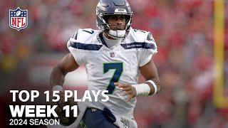 Top 15 Plays From Week 11  NFL 2024 Season [upl. by Divad]