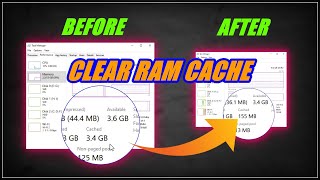 how to clear ram cache in windows 10  how to clear ram cache memory on windows 11 faster pc [upl. by Ikciv]