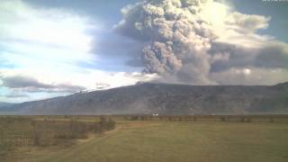 Eyjafjallajökull New Eruption  Full HD Time Lapse  20100515  1080p [upl. by Elie]