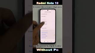 How To OEM Unlocking Enable Developer Show 🔥 Redmi Note 10 Developer Options Settings Not Working ✅ [upl. by Hawger]