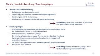 33 Theorie amp Forschungsfragen in qualitativen Forschungsarbeiten Kompaktkurs Qual Forschung [upl. by Lief]