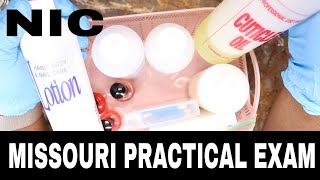 Missouri Manicuring Practical Exam  Manicuring School NIC  PT 1 [upl. by Schuh448]