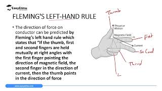 Flemings Left Hand Rule  Lesson 12 of 17  Physics Form 2 Topic 6 [upl. by Milson]