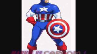 All of Captain Americas themes from MSH to MVC3 [upl. by Ahtel157]