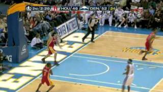 Rockets vs Nuggets NBA Highlights 12162009 [upl. by Gianni739]