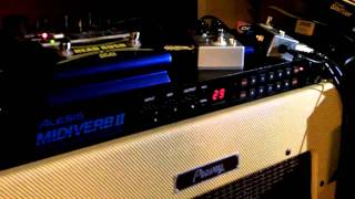 Alesis Midiverb II  Patch 29 XLarge Warm Hall Reverb [upl. by Sivrep]