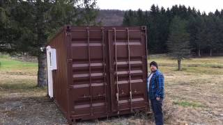 Shipping Container Tiny Home FOR SALE Cargo Container Architecture [upl. by Mungovan762]