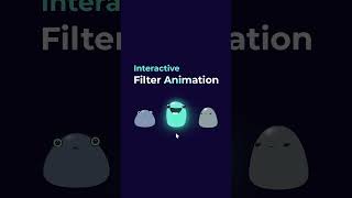 Interactive SVG Filter Animation  SVGator [upl. by Sanson]