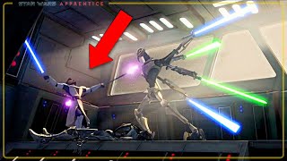 How ObiWan Kenobi EASILY Defeated General Grievous  Star Wars Shorts [upl. by Attevaj]