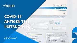 COVID 19 Antigen Test Instruction Video  Artron Laboratories [upl. by Biddy483]