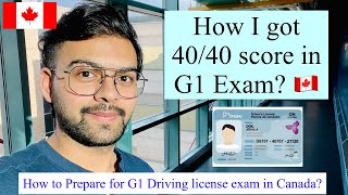 How to prepare for G1 Driving Licence Exam in Ontario Canada  2023  With preparation booklet PDF [upl. by Eelyab]