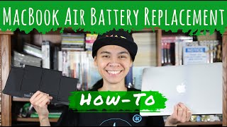 How To Replace a 13quot MacBook Air Battery Early 2014 [upl. by Jacquetta]