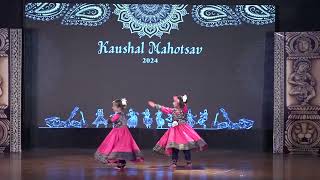 paavni and maira winning performance at kaushal mahotsava 2024 [upl. by Arthur15]