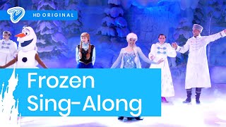 Frozen Singalong Disneyland Paris FULL SHOW Chantons La Reine des Neiges [upl. by Jona525]