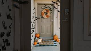 Beautiful Small Front Porch Fall Decorating Ideas and Outdoor Fall Decor Ideas [upl. by Lemmueu369]