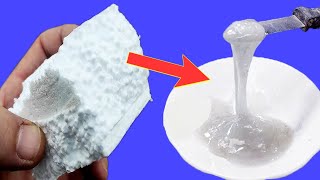 Make your own super glue for wood plastic iron and styrofoam ceramics [upl. by Flora]