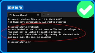 How to Fix Access Denied as You Do Not Have Sufficient Privileges Error in Windows 1011 [upl. by Ycak]