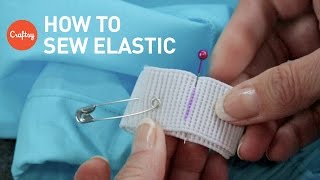 How to sew elastic 2 techniques  Sewing Tutorial with Angela Wolf [upl. by Artekal37]