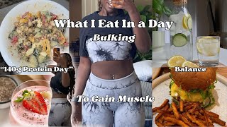 What I Eat In a Day to Gain Weight I High Protein Healthy Meals I HIIT Workout I [upl. by Donela320]