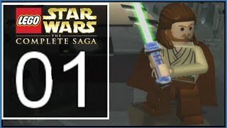 LEGO Star Wars The Complete Saga 100 Walkthrough  Episode 1  quotNegotiationsquot [upl. by Sheff]