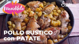 POLLO RUSTICO con PATATE in PADELLA RISULTATO IRRESISTIBILE💥🥔🍗 [upl. by Phyllis264]