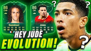 INSANE BOOSTS🤑 BEST Choices to Use For Hey Jude Evolution FC 25 Ultimate Team [upl. by Aseuqram]