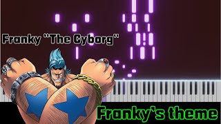 ONEPIECE OST  Frankys Theme Piano Tutorial [upl. by Atirehs]