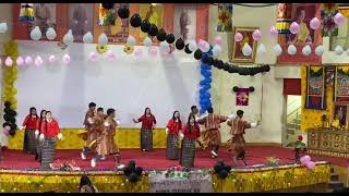 KELZANG LA CHOEDEN BOEDRA DANCE BY རིག་གཞུང་ཟློས་གར་སྡེ་ཚན་་ [upl. by Ybok]