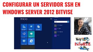 Cómo Configurar un Servidor SSH en Windows Server 2012 Bitvise [upl. by Ivana]