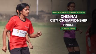 Bentinck Higher Secondary vs NLC Girls  SG  Chennai Finals 202223  RFYS [upl. by Pallaton]