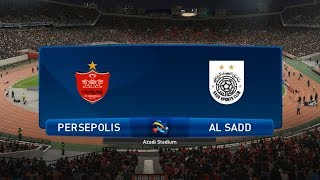 Persepolis vs AlSadd  2018 AFC Champions League Semifinal 22  PES 2019 [upl. by Thesda]