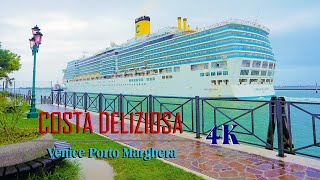 COSTA DELIZIOSA  IMO 9398917 Cruise Ship  4K [upl. by Arbas193]