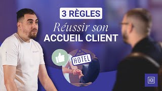 Comment ACCUEILLIR un CLIENT dans un HÔTEL  HAPPYCULTURE [upl. by Atinel]