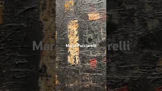 Mario Pucciarelli “abstracción informalista” óleo tela 100 x 65 cm art arteargentino arte [upl. by Annoirb]