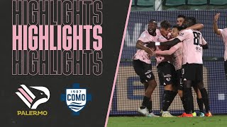 PalermoComo 30  HIGHLIGHTS 25ª giornata Serie B 2324 [upl. by Guthrie]